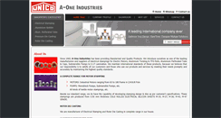 Desktop Screenshot of aoneindustries.com